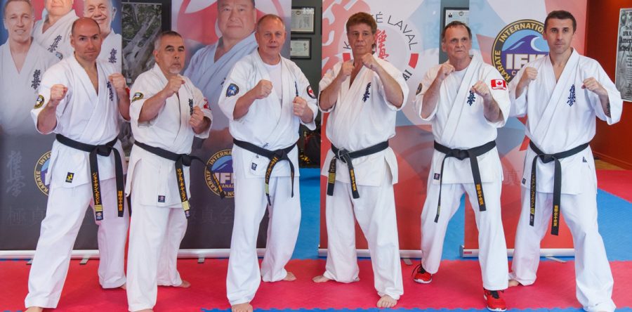 Jeudi 16 mai au dimanche 19 mai 2019 – Promotion 6e dan IFK pour Shihan Gaëtan Sauvé et Shihan Réal Gagnon